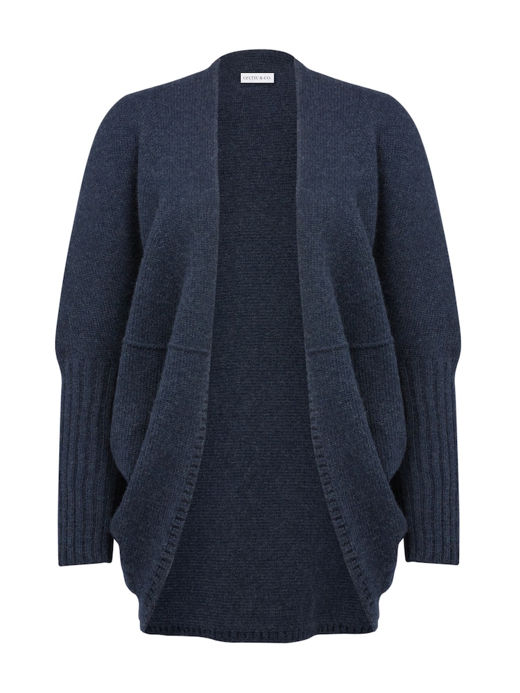 Celtic & Co. Blue Supersoft Cocoon Cardigan - Image 2 of 7 Celtic & Co. Blue Supersoft Cocoon Cardigan - Image 2 of 7