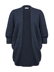 Celtic & Co. Blue Supersoft Cocoon Cardigan - Image 4 of 7