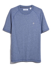 Синий с хромированной отделкой - Original Penguin Футболка с логотипом Pin Point 100% хлопок - Image 3 of 3