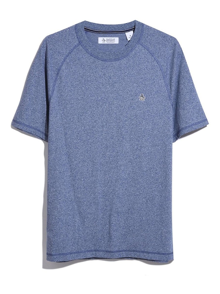 Moder Chrome - Original Penguin majica s kratkimi rokavi z logotipom 100% bombaža - Slika 3 iz 3 Moder Chrome - Original Penguin majica s kratkimi rokavi z logotipom 100% bombaža - Slika 3 iz 3