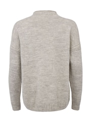 Celtic & Co. Grey British Wool Gansey Jumper - Image 2 of 2