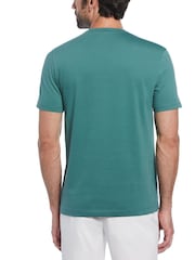 Зеленый - Original Penguin Футболка с логотипом Pin Point 100% хлопок - Image 2 of 3