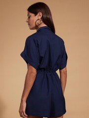 Dancing Leopard Blue Rizzo Playsuit - Image 3 of 3