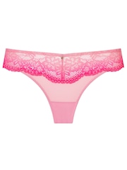 Ann Summers Pink Sexy Lace Planet Thong - Image 4 of 4