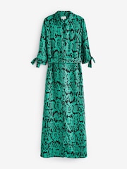Dancing Leopard Dove Maxi Shirt Dress - Image 5 of 5