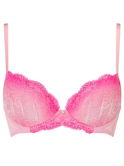 Ann Summers Pink Sexy Lace Planet Padded Plunge Bra - Image 4 of 4