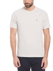 Светло-серый - Original Penguin Футболка с логотипом Pin Point 100% хлопок - Изображение 1 из 3