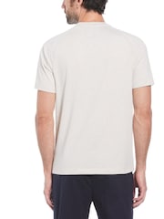 Светло-серый - Original Penguin Футболка с логотипом Pin Point 100% хлопок - Изображение 2 из 3