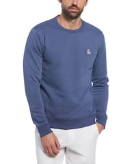 Синий - Original Penguin свитшот с принтом "Pete" - Image 1 of 4