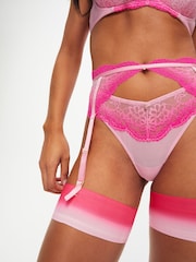 Ann Summers Pink Sexy Lace Planet Suspender Belt - Image 3 of 4