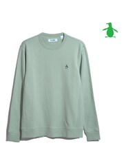 Original Penguin Sticker Pete Crew Neck Sweatshirt - Image 4 of 4