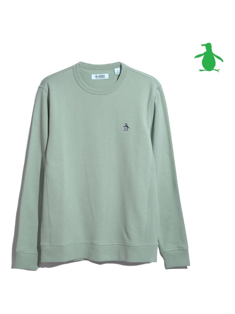 Original Penguin Sticker Pete Crew Neck Sweatshirt - Image 4 of 4