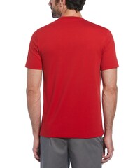 Темно-красный - Original Penguin Футболка с логотипом Pin Point 100% хлопок - Изображение 2 из 3