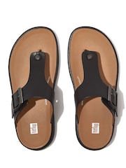 FitFlop Gen Buckle Leather Toe Post Sandals - Image 3 of 4
