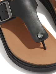 FitFlop Gen Buckle Leather Toe Post Sandals - Image 4 of 4