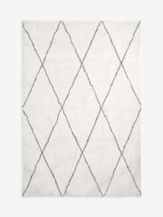 Black/White Smart Global Berber Washable Rug - Image 6 of 6