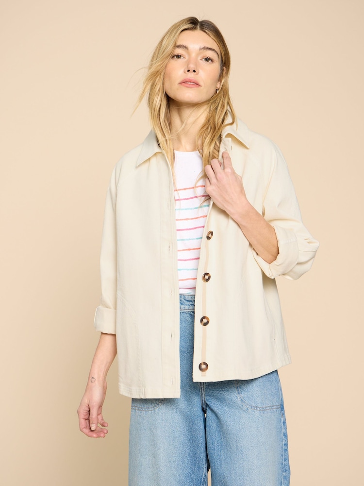 White Stuff Natural Eden Denim Jacket - Image 1 of 7