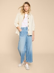 White Stuff Natural Eden Denim Jacket - Image 3 of 7