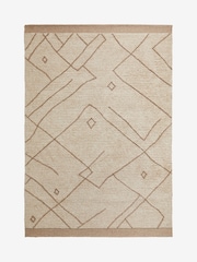 Natural Elma Berber Border Ribbed Rug - Image 7 of 7
