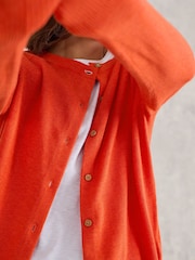 White Stuff Orange Lulu Cardigan - Image 4 of 7