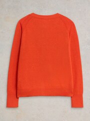 White Stuff Orange Lulu Cardigan - Image 6 of 7