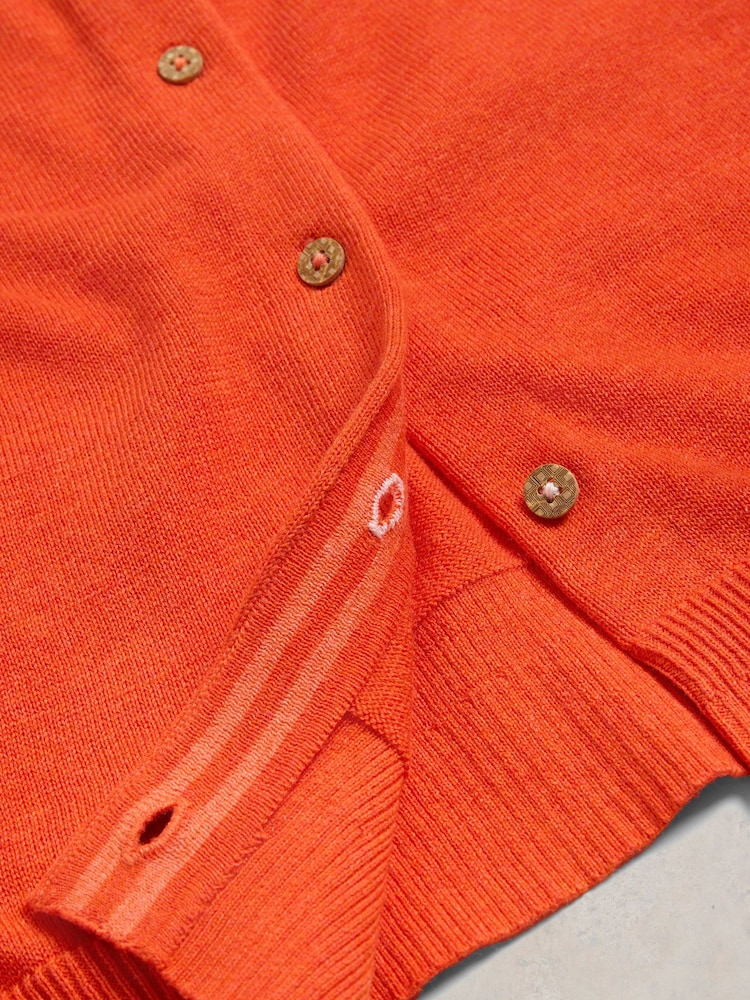 White Stuff Orange Lulu Cardigan - Image 7 of 7
