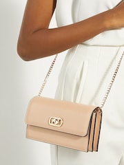 Dune London Pink Sapphire Branded Phone Cross-Body Bag - Image 1 of 6