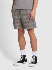Farah Green Redwald Check Shorts - Image 1 of 7