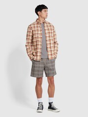 Farah Green Redwald Check Shorts - Image 3 of 7