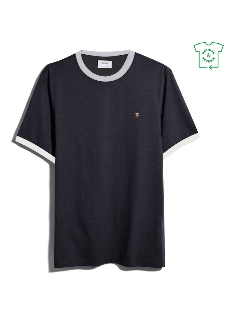 Farah Groves Ringer Short Sleeve T-Shirt - Image 5 of 5