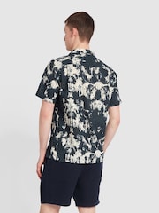 Farah Blue Gabrielle Short Sleeve Print Shirt - Image 2 of 5