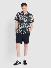 Farah Blue Gabrielle Short Sleeve Print Shirt - Image 3 of 5