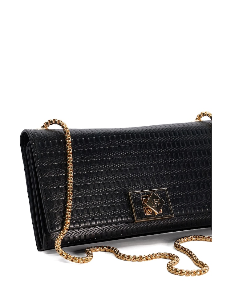 Dune London Black Serenities Turnlock Detail Chain Bag - Image 5 of 5