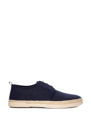 Sznurowane espadryle Dune London Founder z siateczką - Obraz 3 z 6
