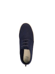 Sznurowane espadryle Dune London Founder z siateczką - Obraz 6 z 6