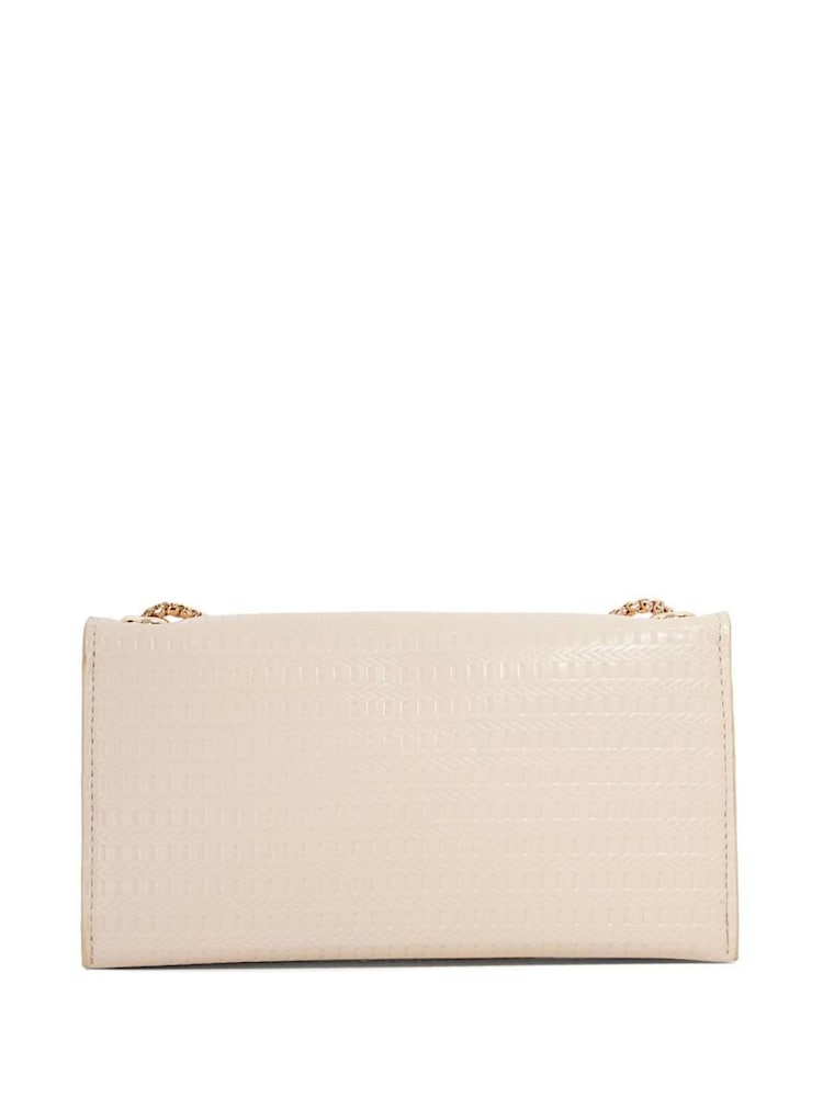 Dune London Cream Serenities Turnlock Detail Chain Bag - Image 2 of 5