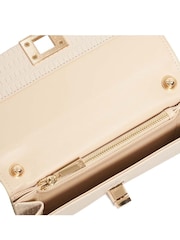 Dune London Cream Serenities Turnlock Detail Chain Bag - Image 4 of 5