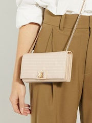 Dune London Cream Serenities Turnlock Detail Chain Bag - Image 5 of 5