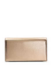 Dune London Gold Chrome Sapphire Branded Phone Cross-Body Bag - Image 4 of 6