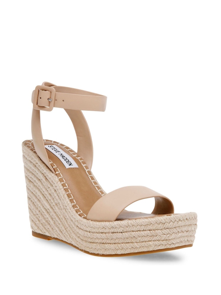 Natur - Steve Madden Upstage Ledersandalen mit Keilabsatz - Bild 2 von 4 Natur - Steve Madden Upstage Ledersandalen mit Keilabsatz - Bild 2 von 4