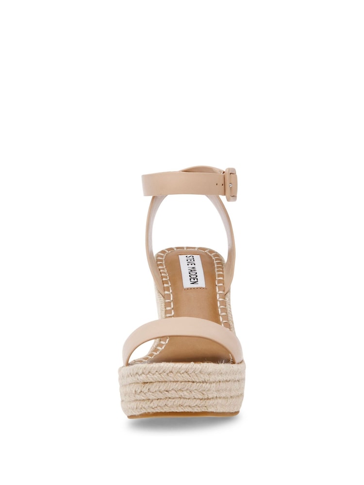 Nature - Sandales compensées Steve Madden Upstage en cuir - Image 3 of 4