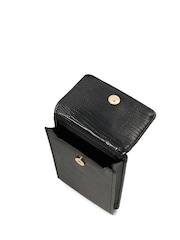 Dune London Black Saskias Bug Trim Phone Cross-Body Bag - Image 2 of 5