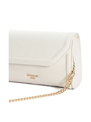 Dune London White Bellini Border Foldover Clutch - Image 6 of 6