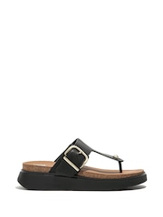 FitFlop Gen Buckle Leather Toe Post Sandals - Image 1 of 4