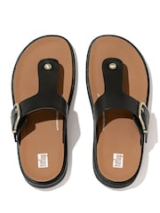 FitFlop Gen Buckle Leather Toe Post Sandals - Image 3 of 4