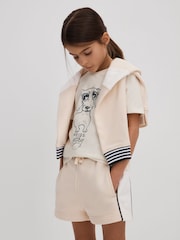 Reiss Ivory Print Yoshy 13-14 yrs Cotton Print T-Shirt - Image 1 of 4