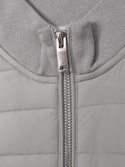 Reiss Flintoff Hybrid-Steppjacke mit weitem Stehkragen - Bild 3 von 3