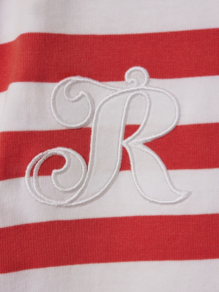 Reiss Red Imogen 9-13 yrs Cotton Striped Sleeveless Vest - Image 4 of 4