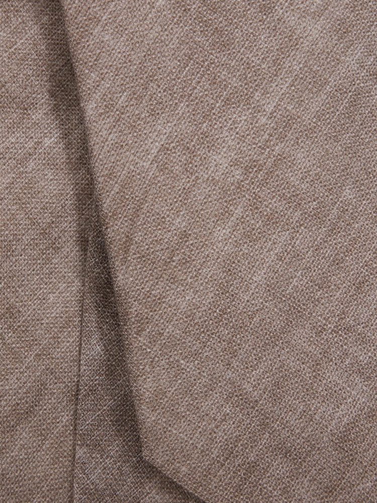 Reiss Light Brown Melange Vitali Linen Tie - Image 5 of 5 Reiss Light Brown Melange Vitali Linen Tie - Image 5 of 5