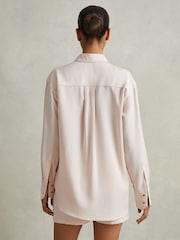 Reiss Nude Isador Lyocell Button Through Shirt - Image 4 of 5